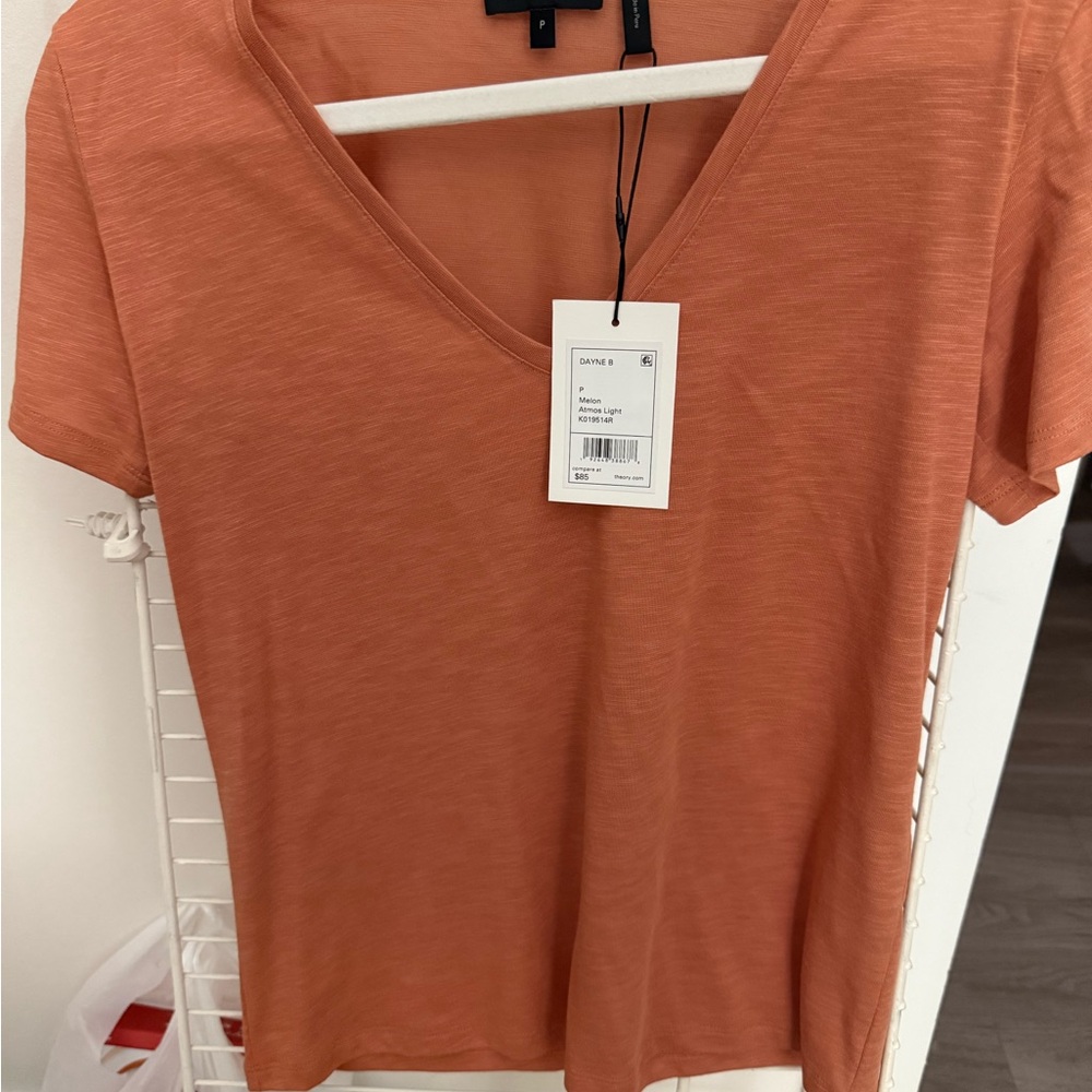 Theory Dayne B Melon Top New with Tags